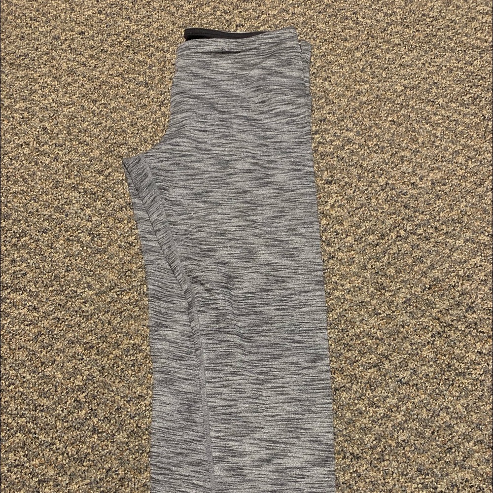 Black gray leggings